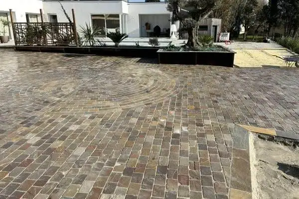 terrasse pierres